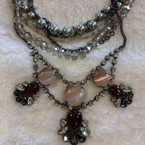 Beautiful multi chain necklace from The Loft.